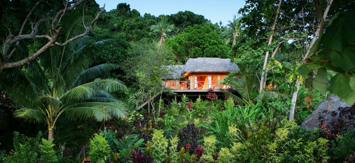 Treehouses at Matangi Private Island REsort Fiji
